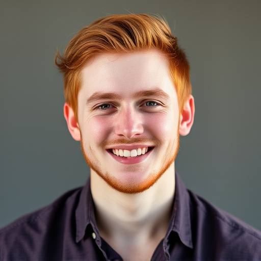 Headshot of Kellan O'Sullivan, a man with red hair and a friendly smile, wearing a casual shirt.